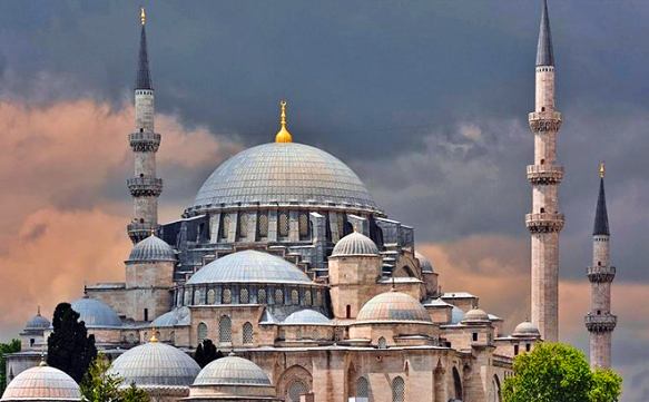İstanbulda Süleymaniye Camii